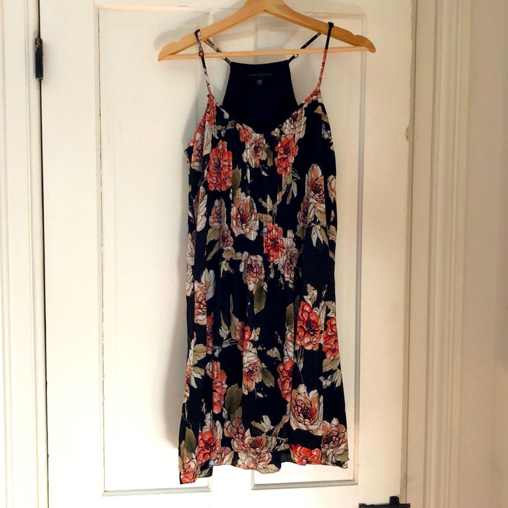 Black/floral dress